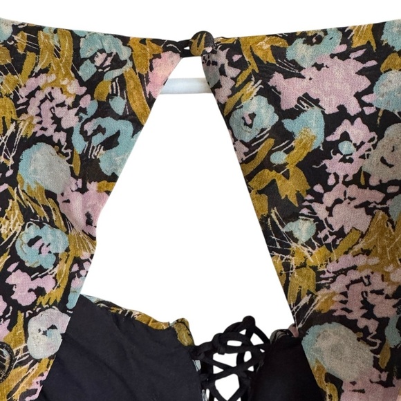 Free People Mabel Printed Blouse, Size XS - Picture 11 of 12
